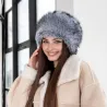 Toque Femme Alaska Fourrure Gris Argenté - Traclet  Reference : 24736| Chapellerie Traclet