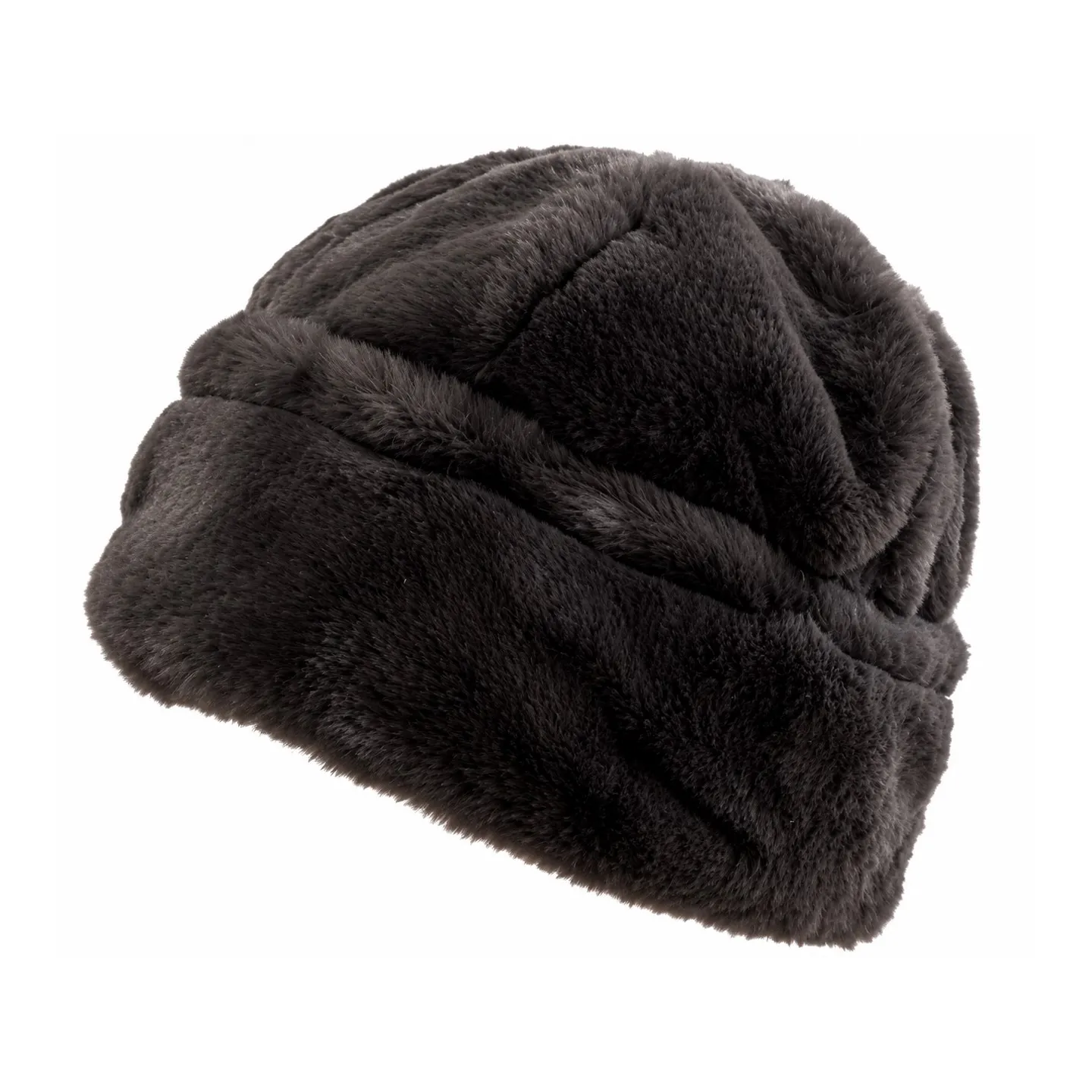 Black Faux Fur Cherrybush Beanie - Barts Reference: 8629 | Traclet Hat Shop