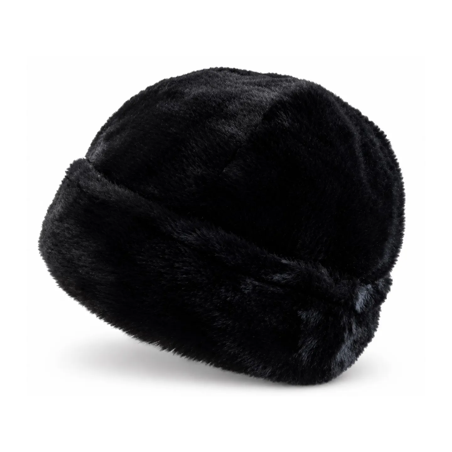 Toque Femme Boréale Fausse Fourrure Noire – Traclet Reference : 24743 | Chapellerie Traclet