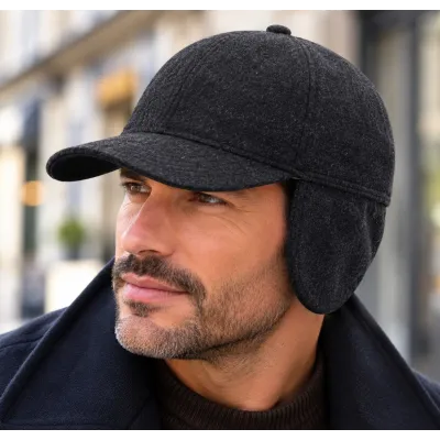 Casquette Baseball Awaiti Cache Oreilles Anthracite - Aussie Apparel , réf 24748 - chapellerie traclet