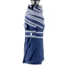 Parapluie Femme Marine Finition Rayures - Piganiol  Reference : 24749| Chapellerie Traclet