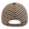 Brown Highland Patchwork Baseball Cap – Traclet Reference: 24625| Chapellerie Traclet