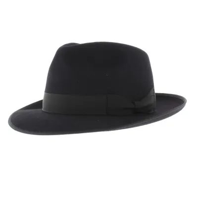 Chapeau fedora Stylmaster noir - Akubra