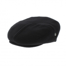 Casquette plate noir