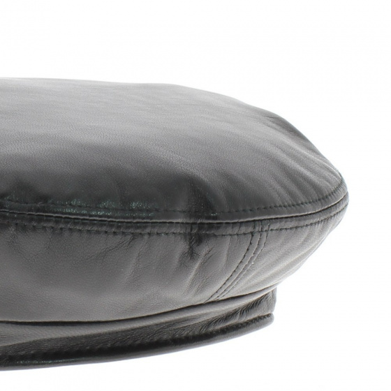 Leather beret
