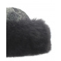 Black fox hat