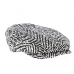 Winter bandera cap black and white chevron