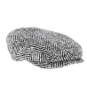Winter bandera cap black and white chevron
