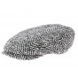 Winter bandera cap black and white chevron