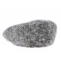 Winter bandera cap black and white chevron
