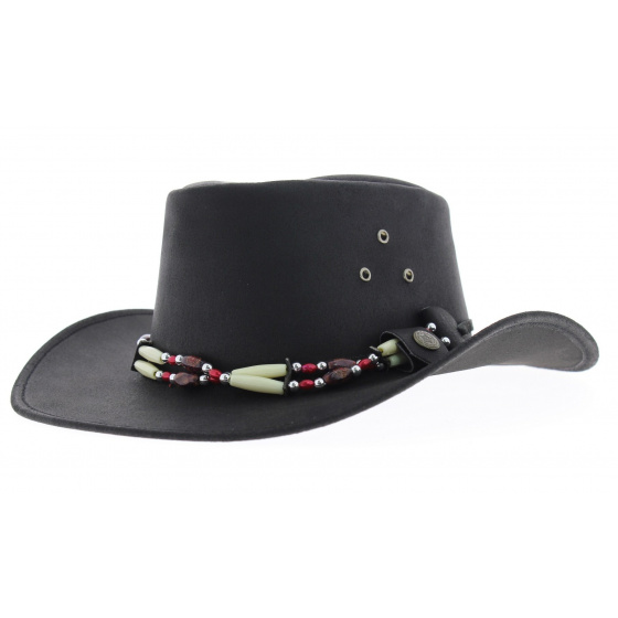 Indiana leather hat