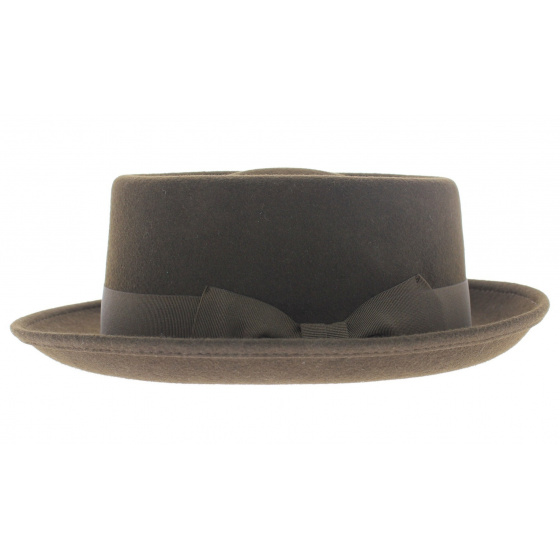 Chapeau porkpie marron
