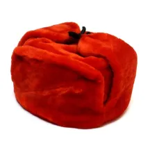 Ushanka rouge - Chapka URSS rouge