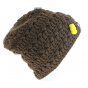 Brown siss beanie