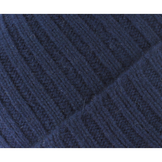 Bonnet cachemire marine