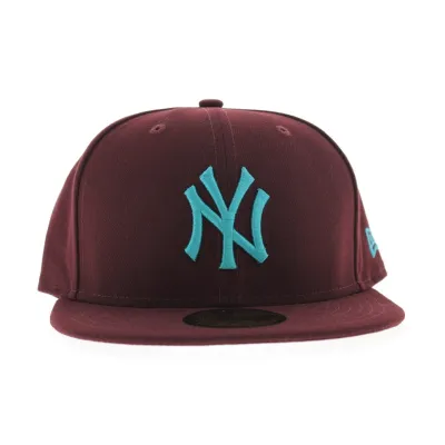 Casquette bordeau NY seas cont NewEra