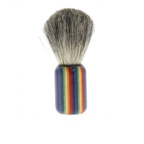 Fancy striped shaving set