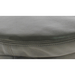Béret cuir amrron