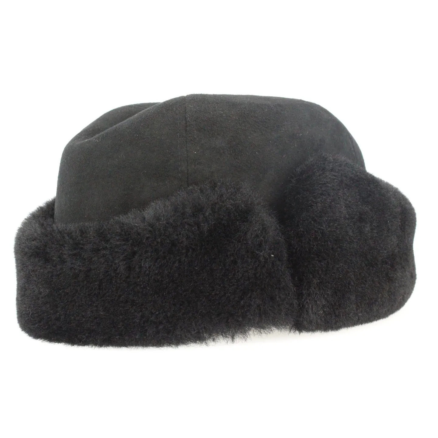 Toque Homme véritable fourrure noir