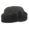 Toque Homme véritable fourrure noir