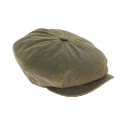 Leather hatteras cap