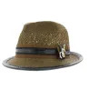 chapeau trilby Carlos Santana marron