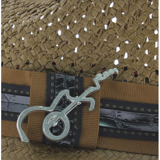 chapeau trilby Carlos Santana marron