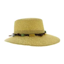 Giuditta - casquette de paille beige