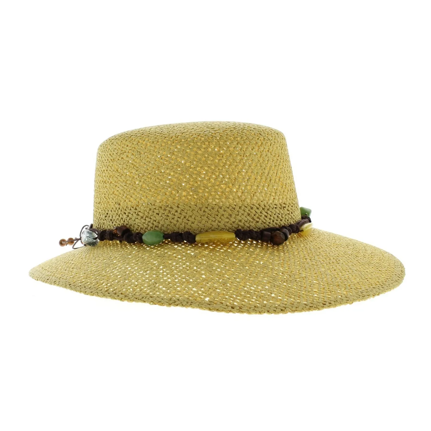 Giuditta - beige straw cap