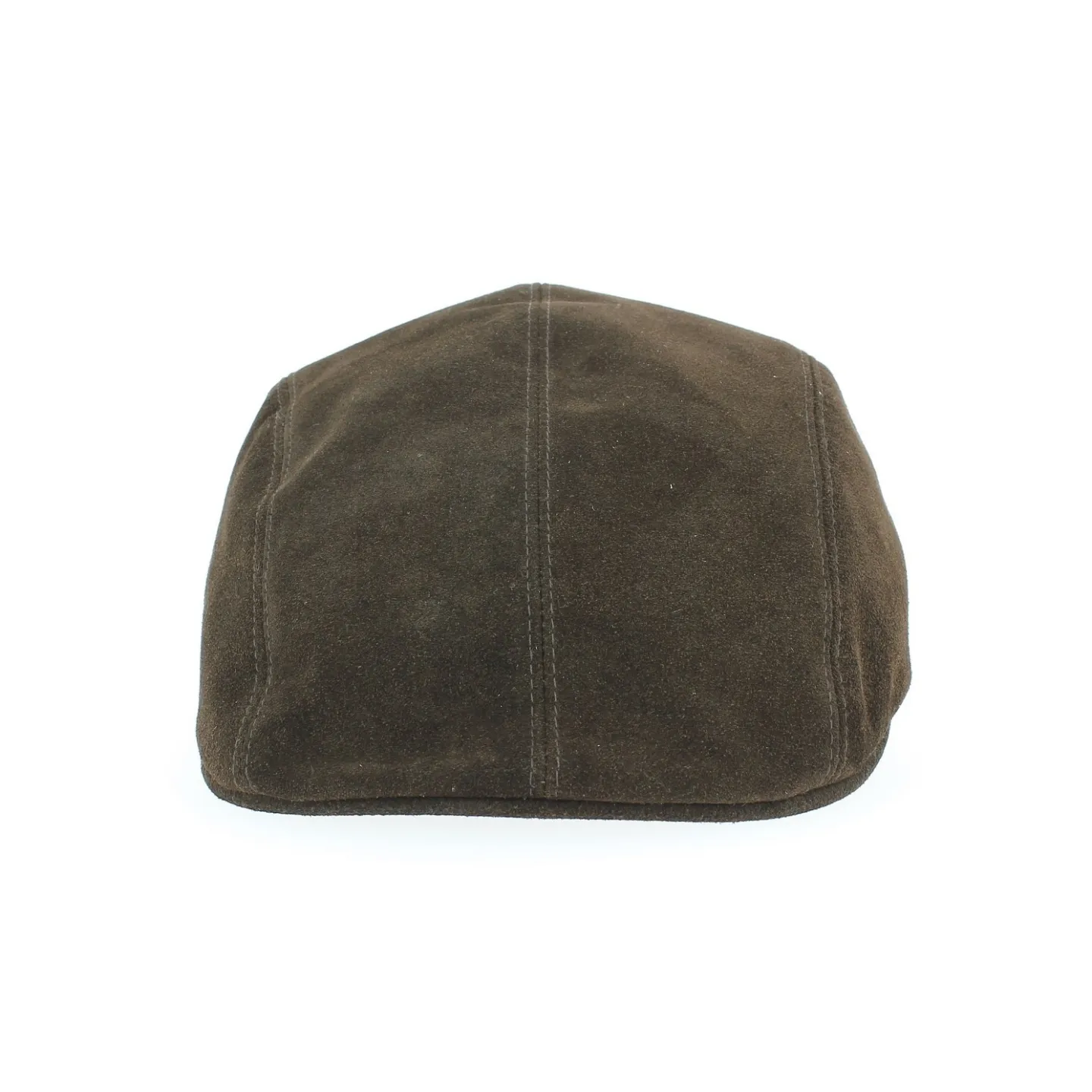 Casquette cuir Caloway Marron par Traclet