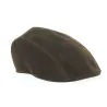 Casquette cuir Caloway Marron par Traclet
