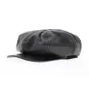 Casquette cuir montagny Noir