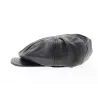 Casquette cuir montagny Noir