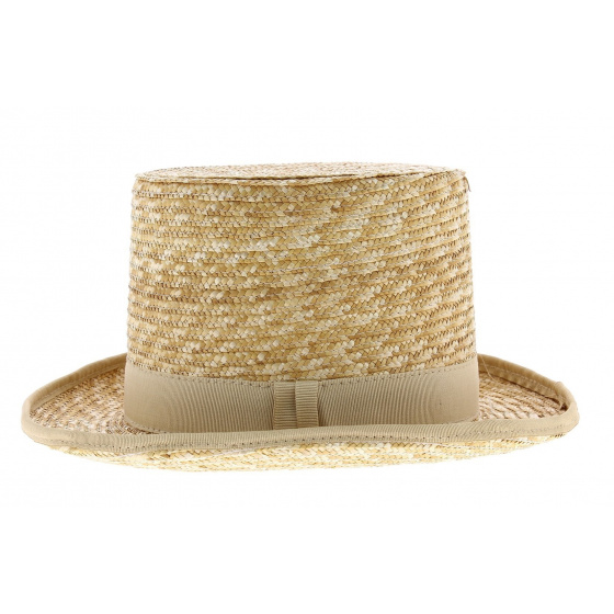 Chapeau Haut de Forme en paille 