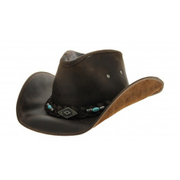 Bullhide Royston chocolate leather rodeo hat