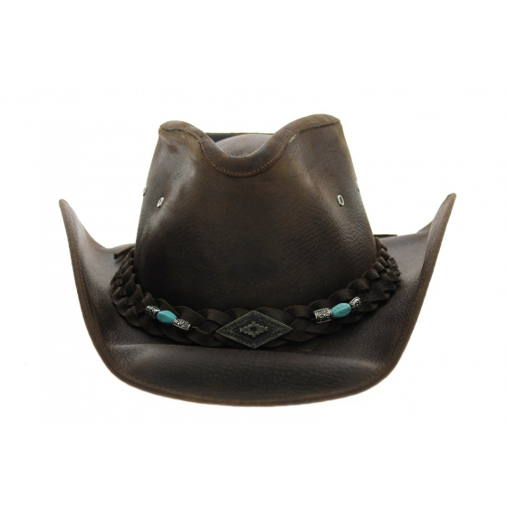 Bullhide leather rodeo hat