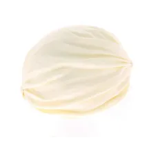 Light beige chemotherapy turban