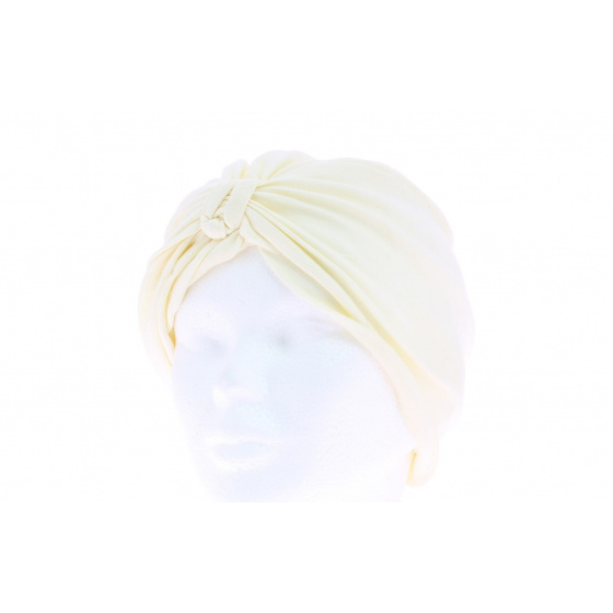 Turban chimiotherapie beige clair
