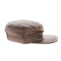 Cuban leather cap - Booster Light brown