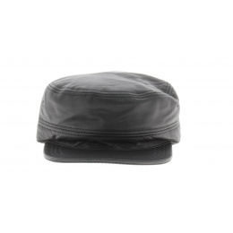 Cuban leather cap - Booster Black