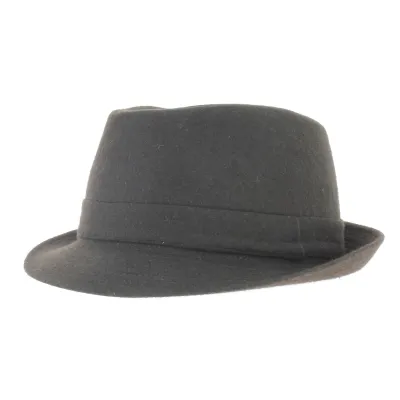 chapeau trilby marron