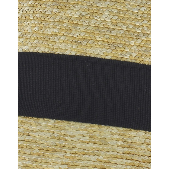 Chapeau cloche paille