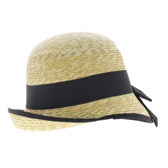 Chapeau cloche paille