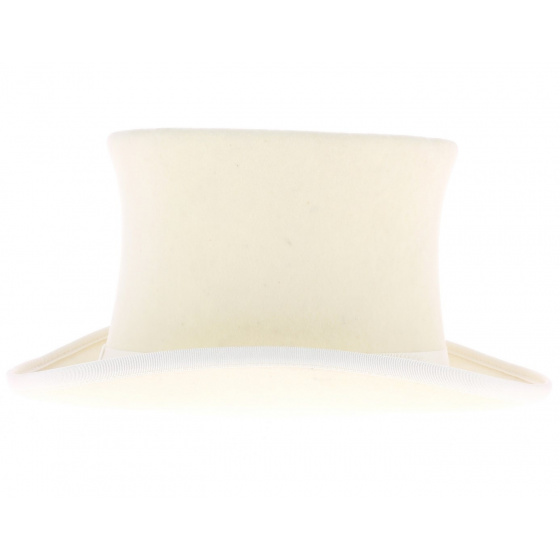 Top form wool felt white ivory child