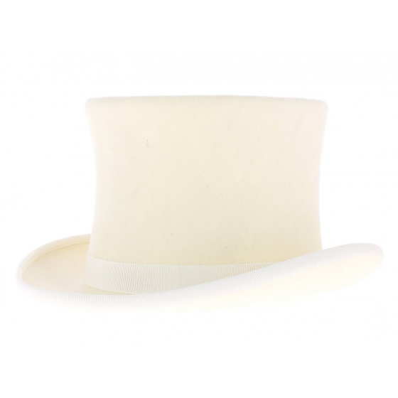 Top form wool felt white ivory child