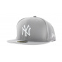 Grey New York cap