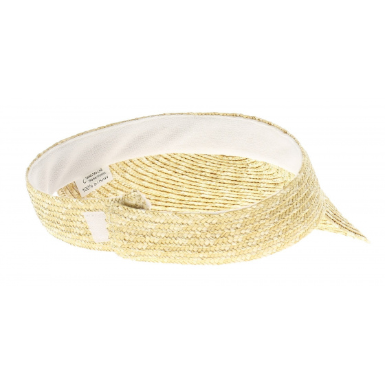 Straw visor Straw visor