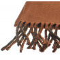 Echarpe reversible rouille et marron Borsalino
