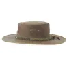 Chapeau cuir kangourou squashy