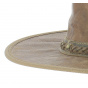 Squashy kangaroo leather hat